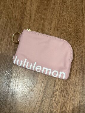Lululemon Card Pouches Rose/Gold